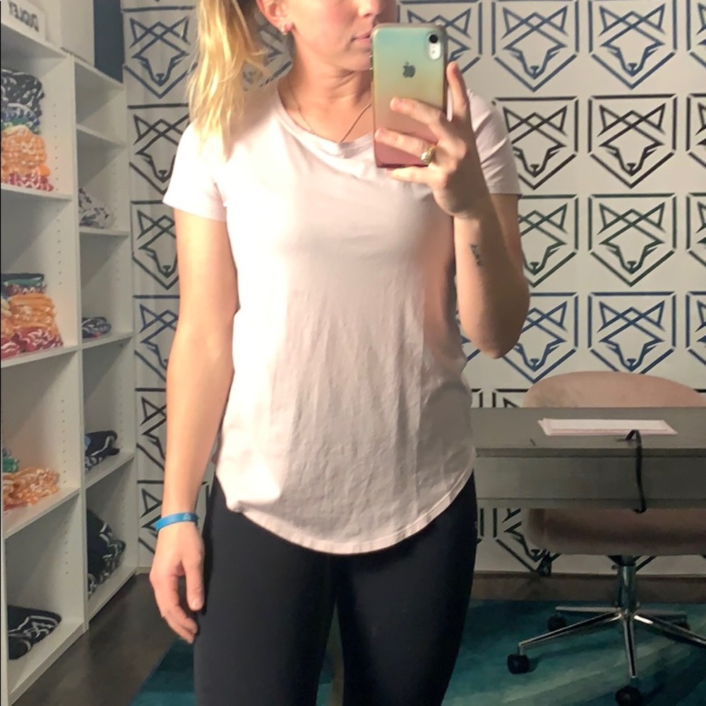 Dusty Rose Lululemon Boyfriend Tee